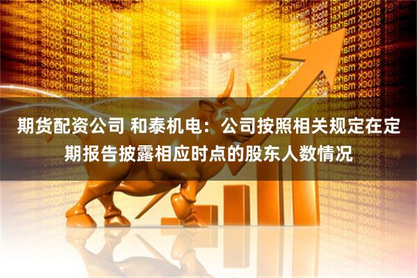 期货配资公司 和泰机电：公司按照相关规定在定期报告披露相应时点的股东人数情况
